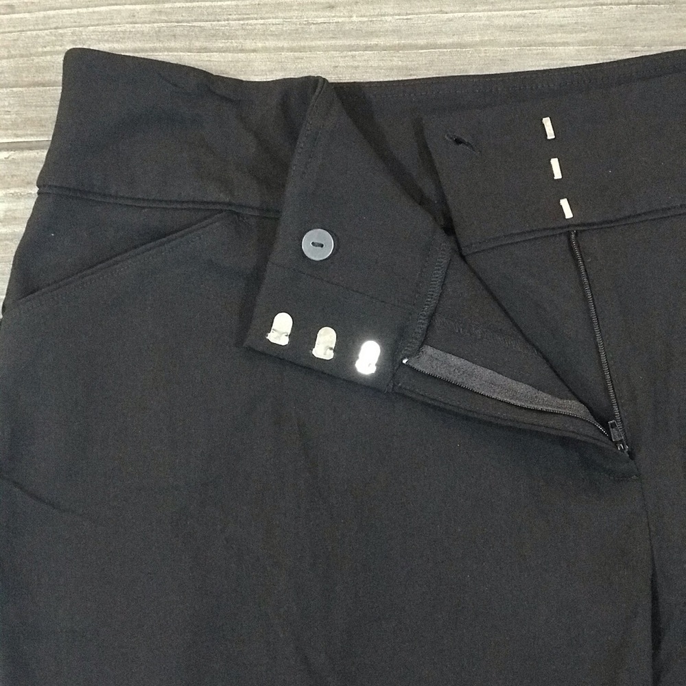 Plus Size Black Trouser Pants Tummy Control Smooth - Picture 6 of 10